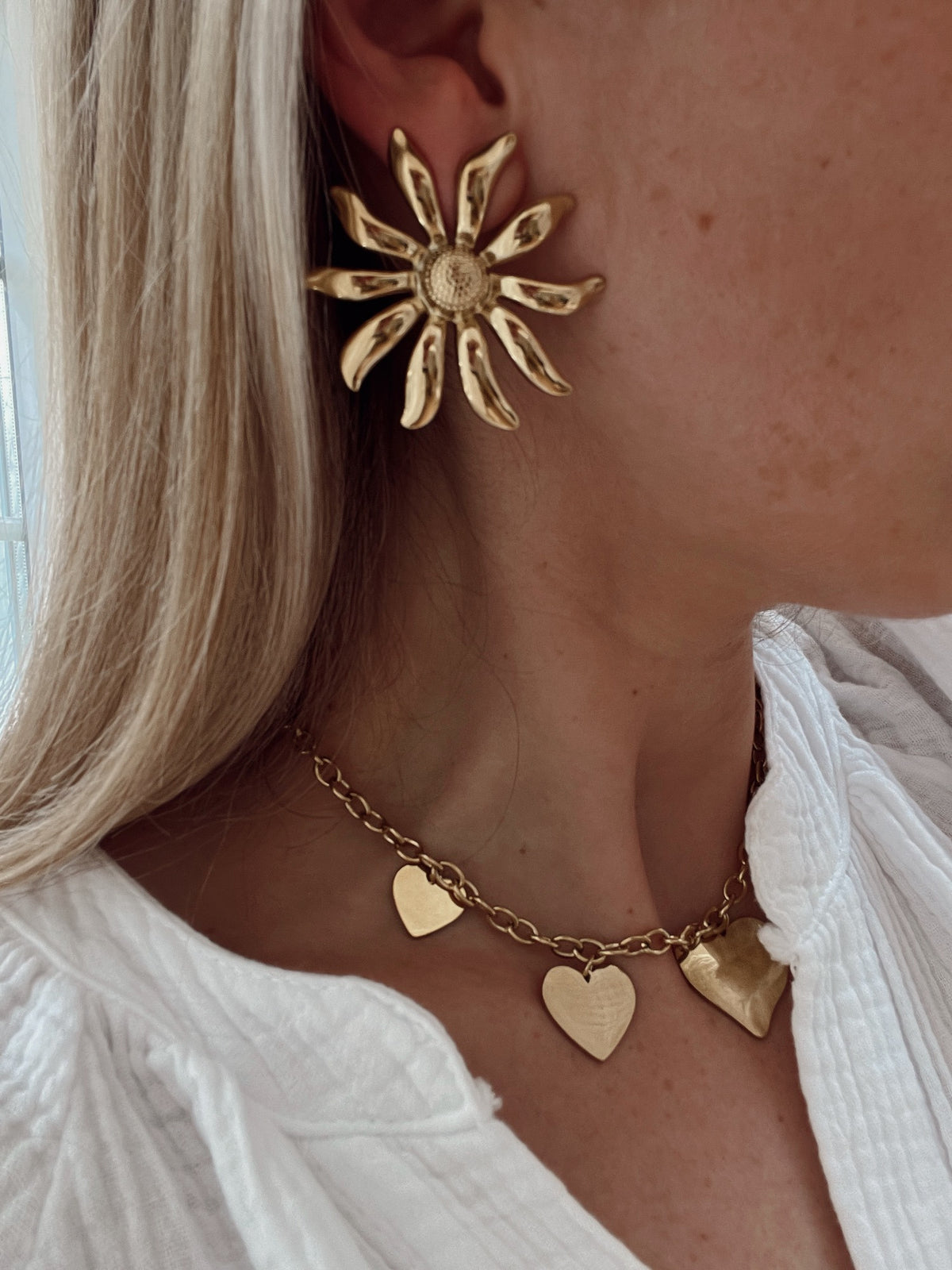 Ohrringe FLORI Gold