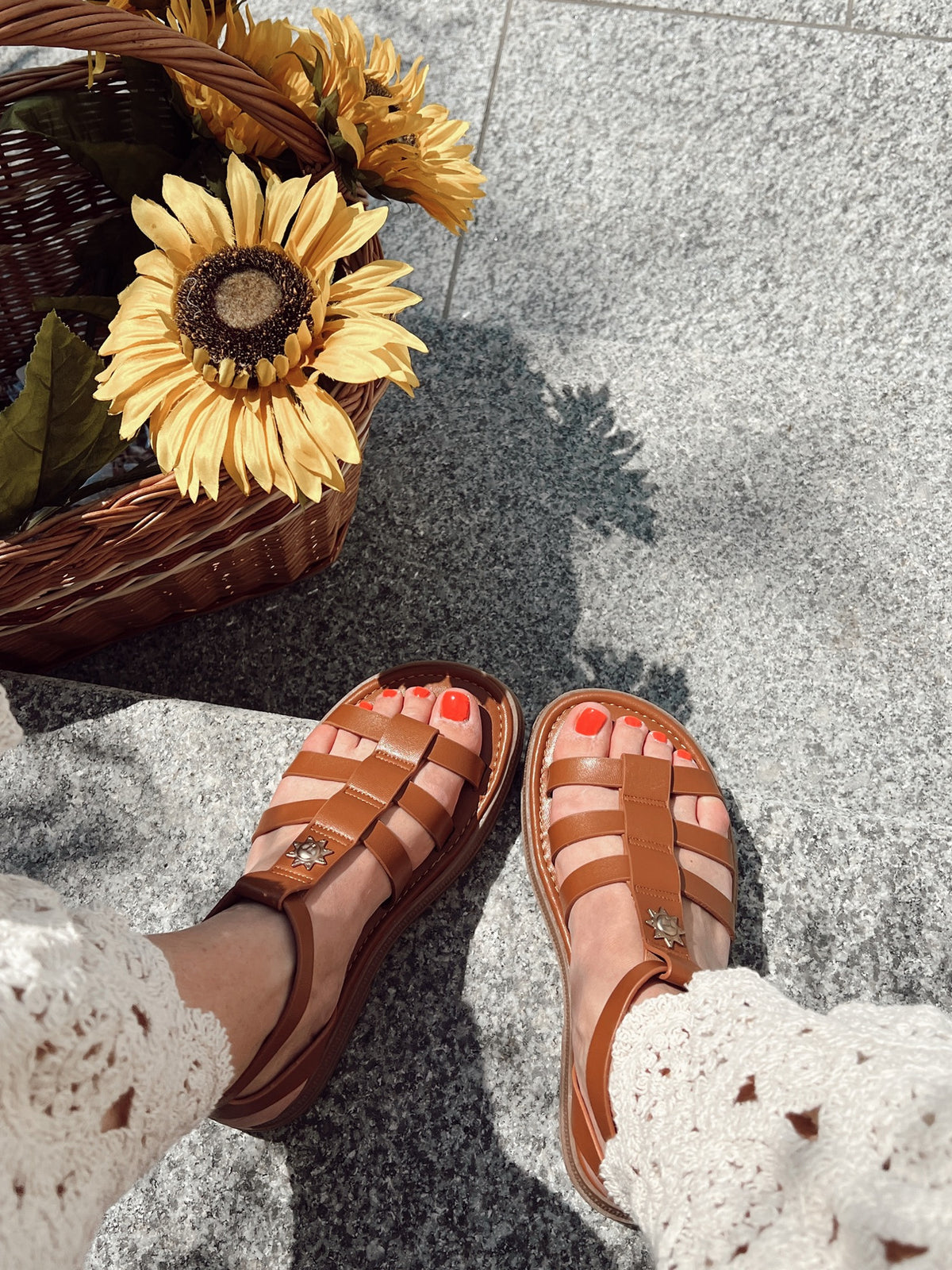 Sandals HIRO Brown