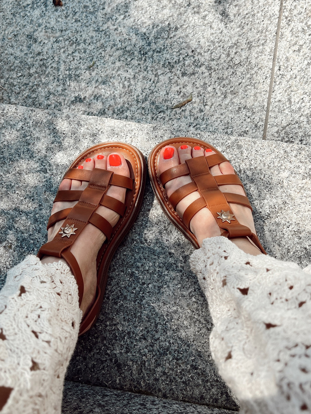 Sandals HIRO Brown