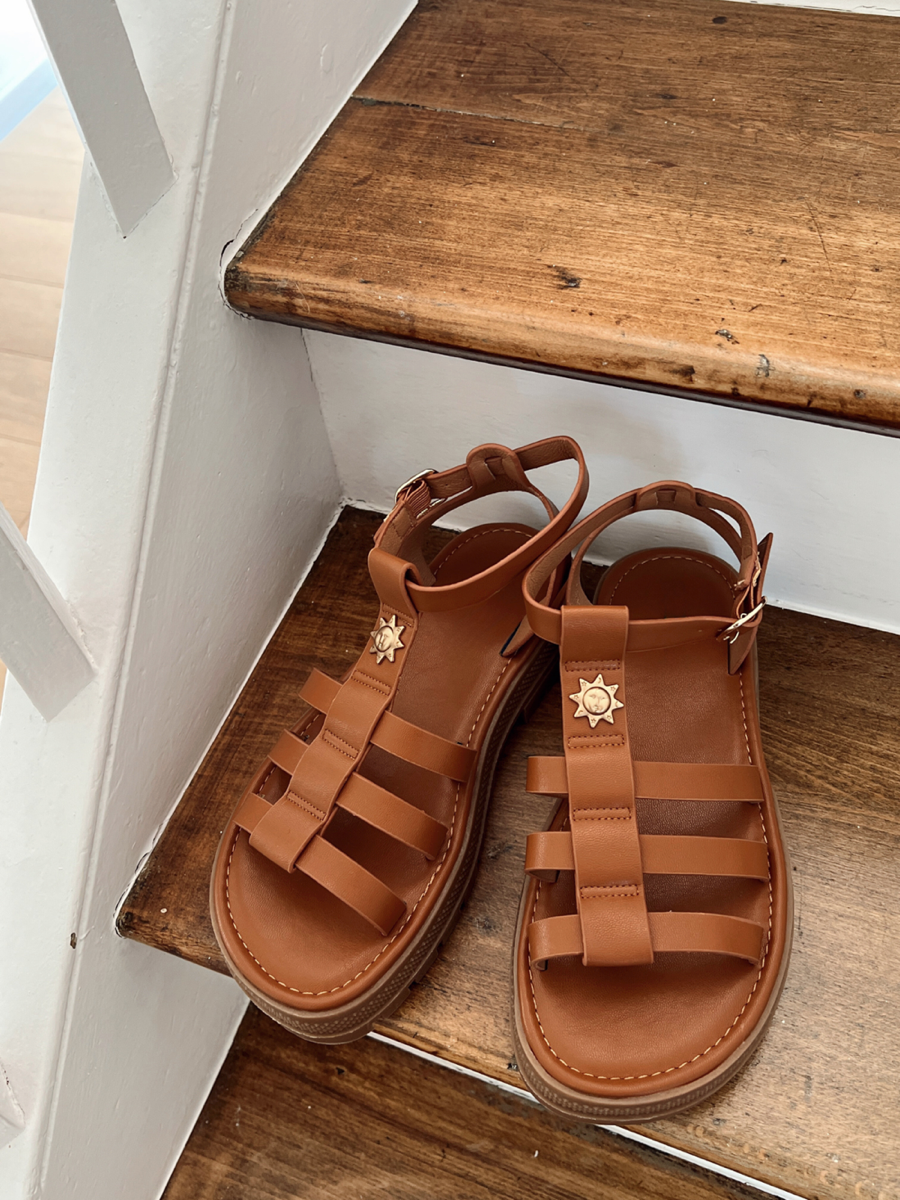 Sandals HIRO Brown