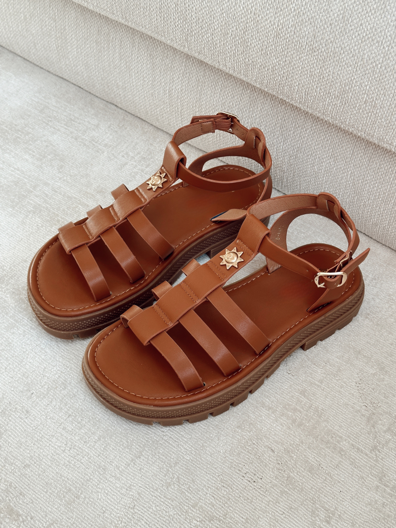 Sandals HIRO Brown