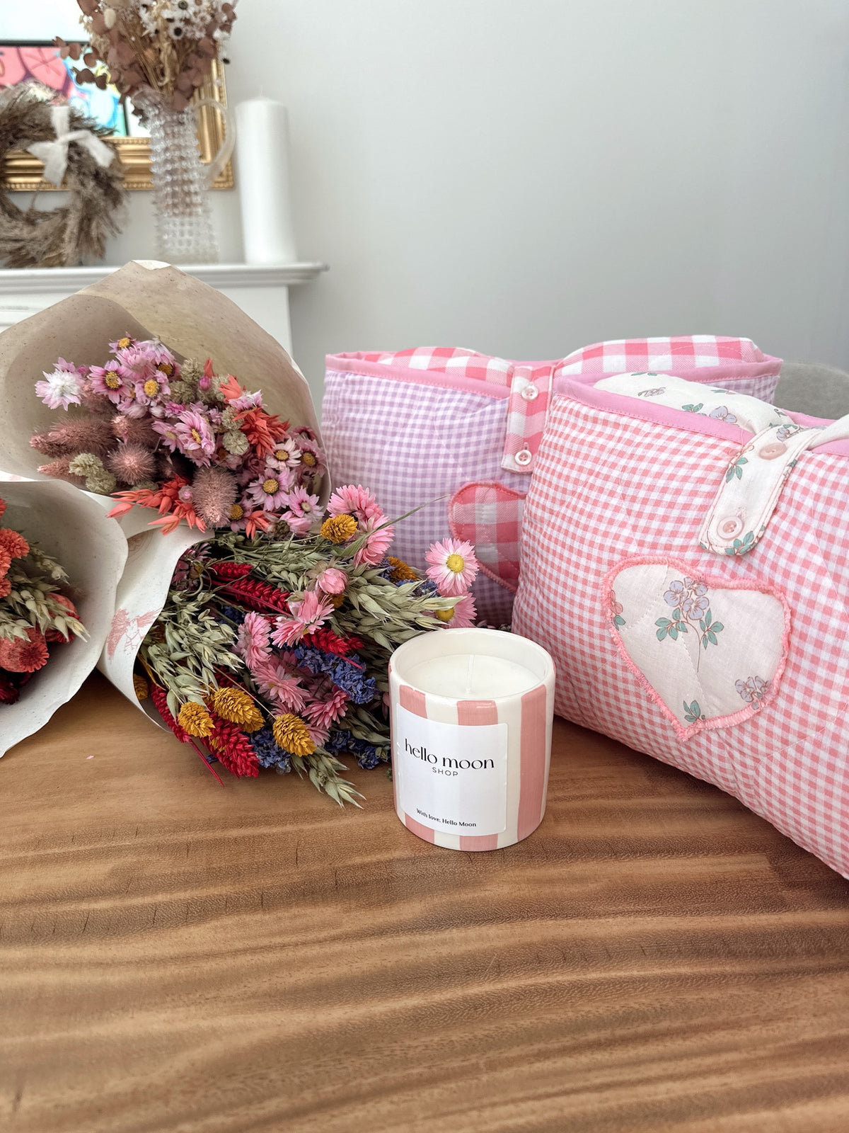 Candle CANDICE Pink