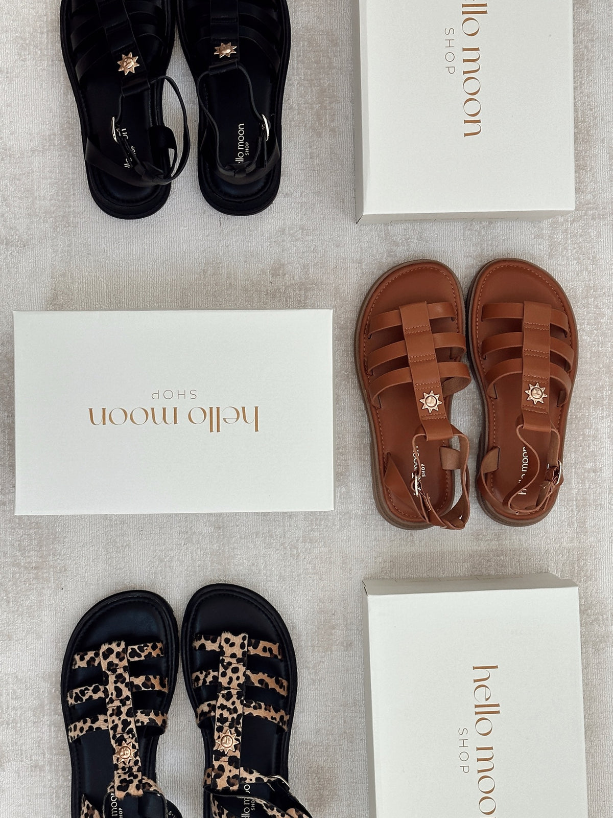 Sandals HIRO Brown