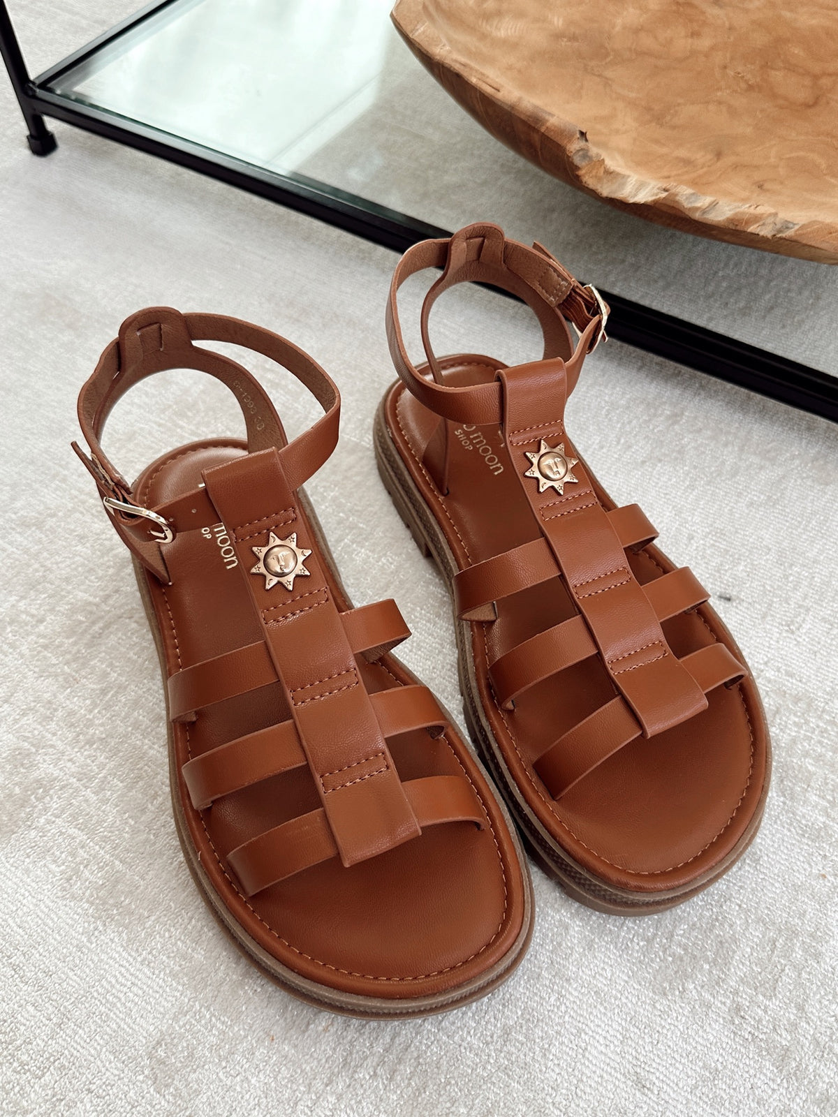 Sandals HIRO Brown