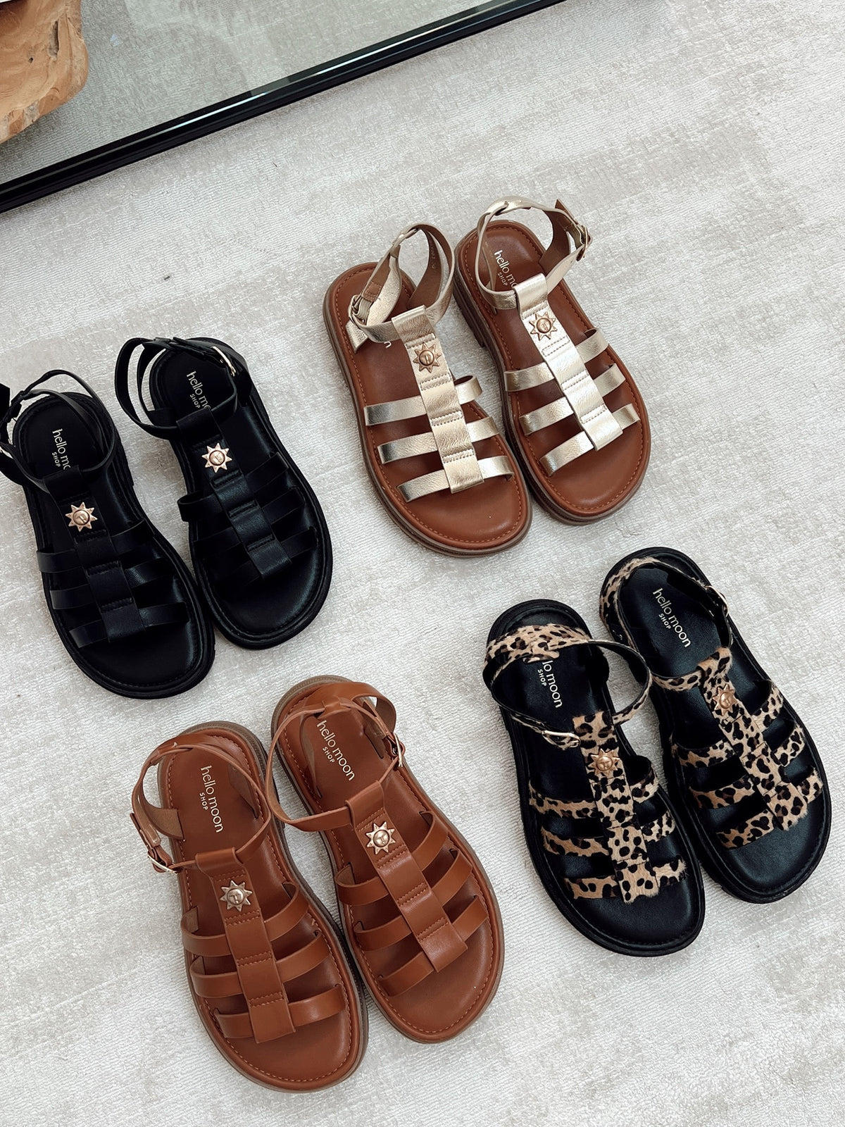 Sandals HIRO Brown
