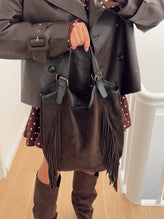 Mala SUEDE Castanha