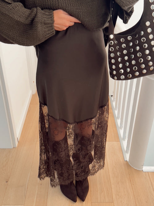 Jupe GAIA Marron