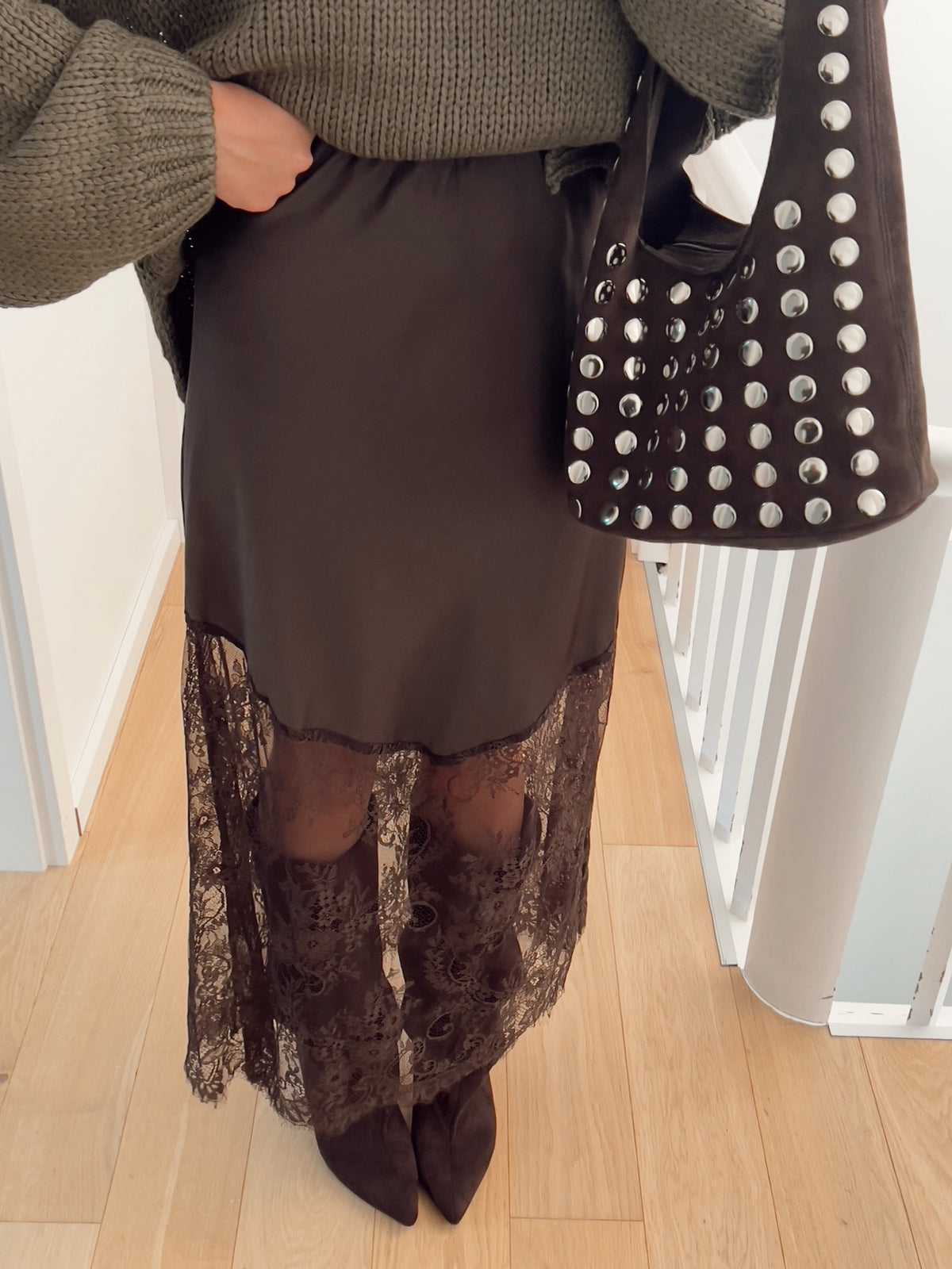 Jupe GAIA Marron