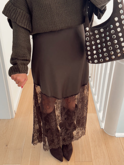 Jupe GAIA Marron