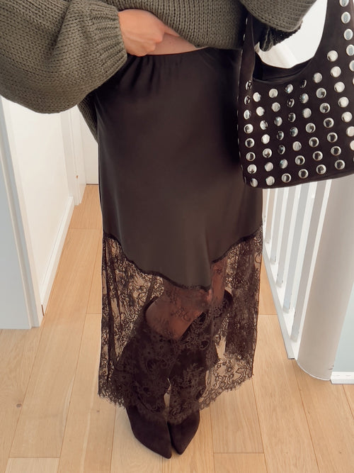 Jupe GAIA Marron