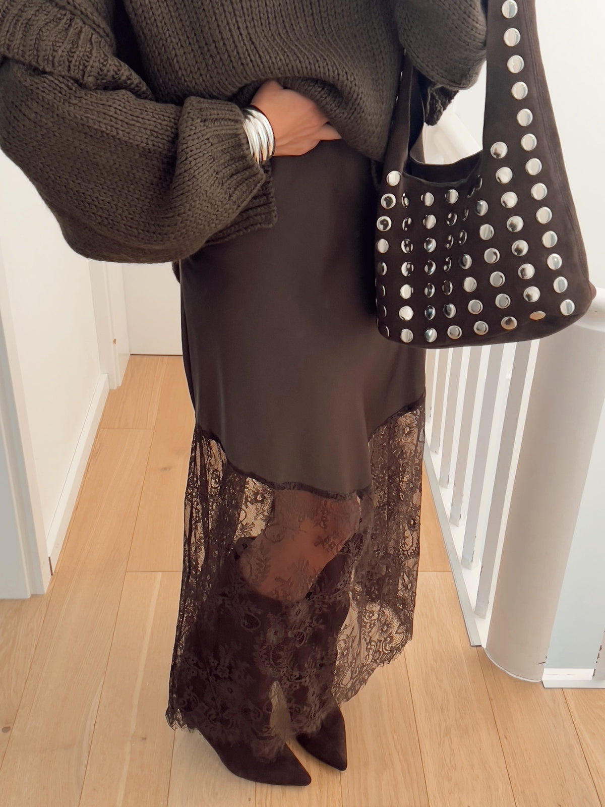 Jupe GAIA Marron