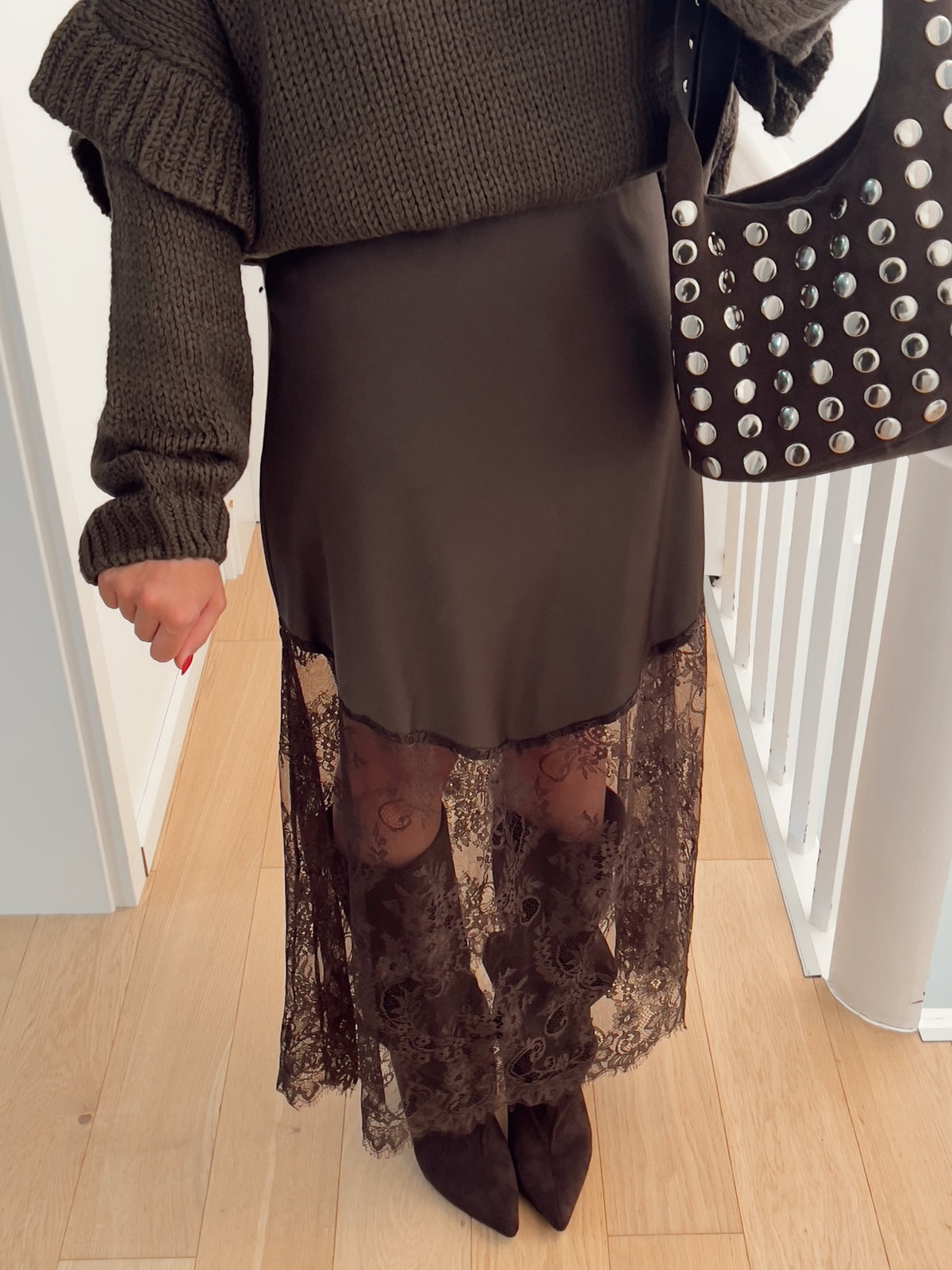 Jupe GAIA Marron