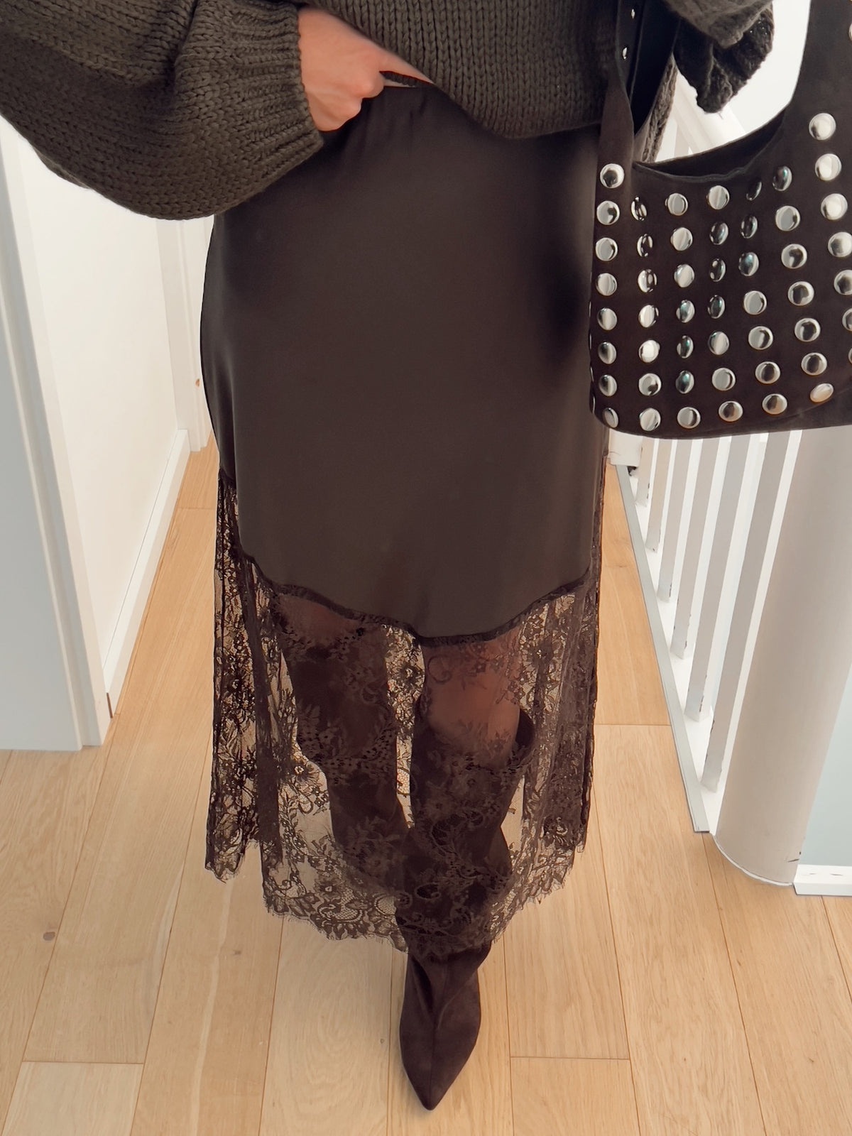 Jupe GAIA Marron