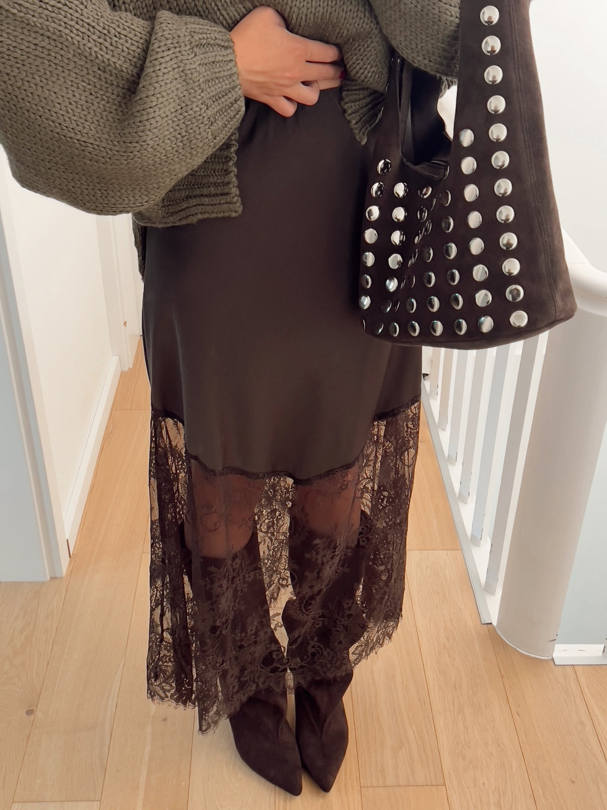Jupe GAIA Marron