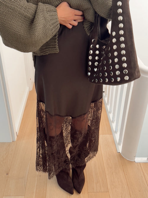 Jupe GAIA Marron