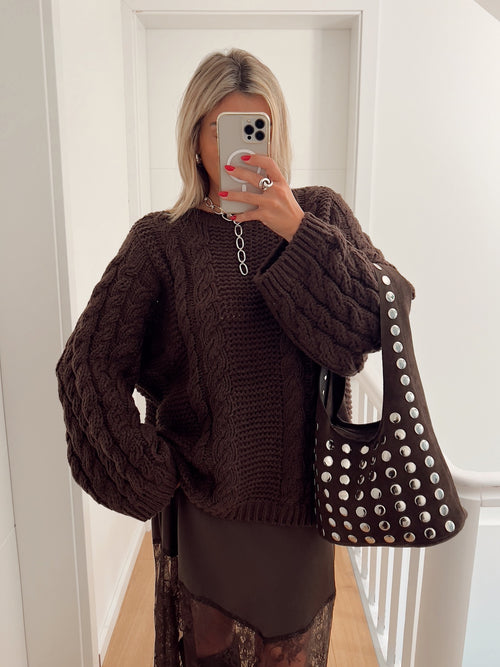 Pull HERMEL Marron