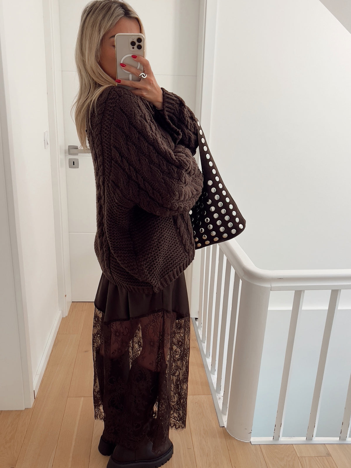 Pull HERMEL Marron