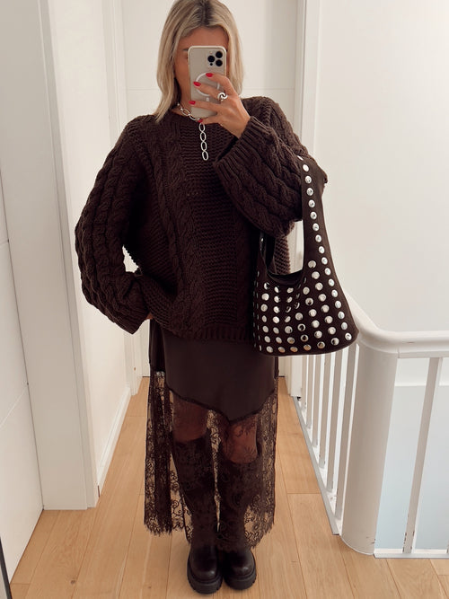 Pull HERMEL Marron