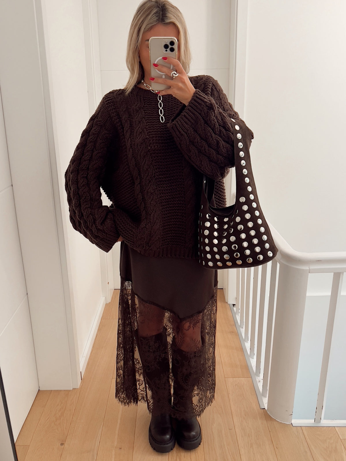 Pull HERMEL Marron