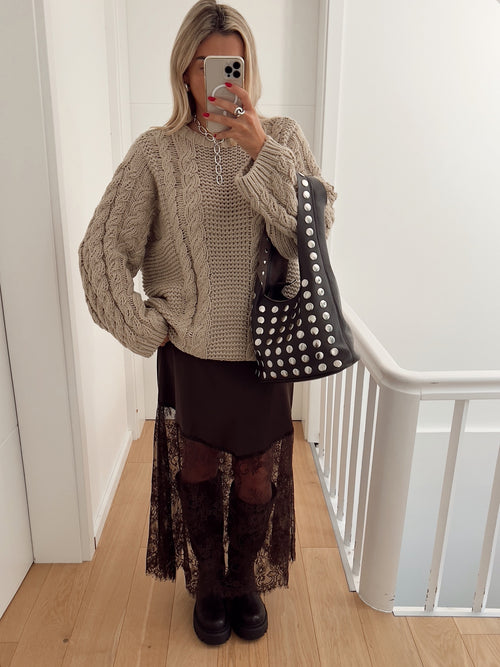 Pull HERMEL Beige