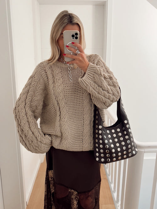 Pull HERMEL Beige