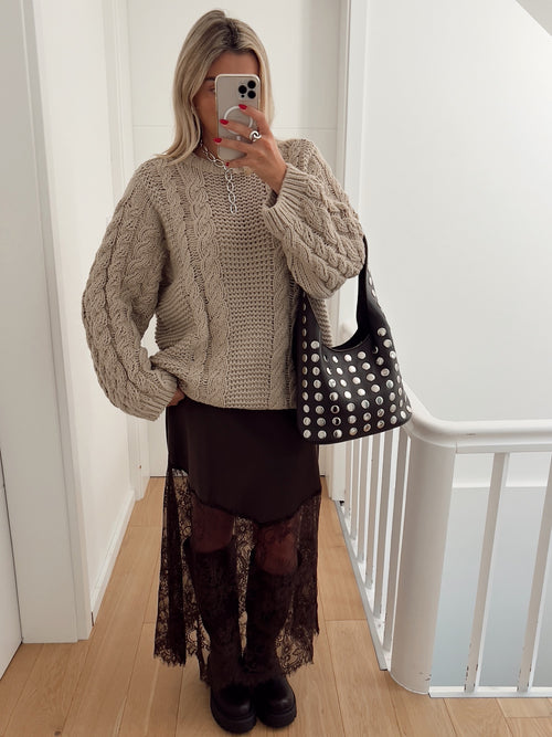 Pull HERMEL Beige