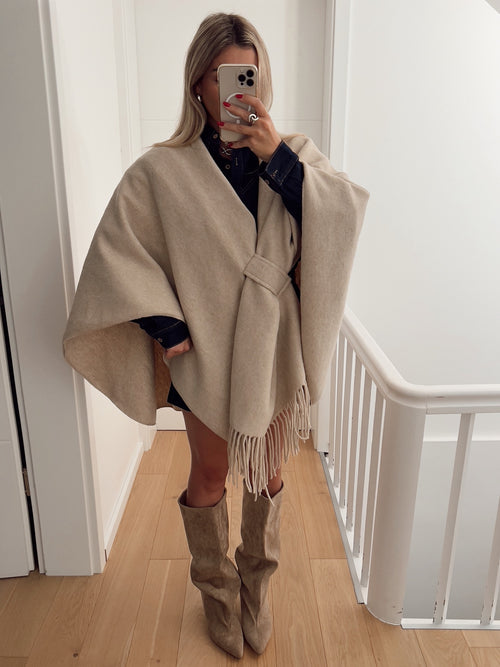 Poncho VIENNE Beige