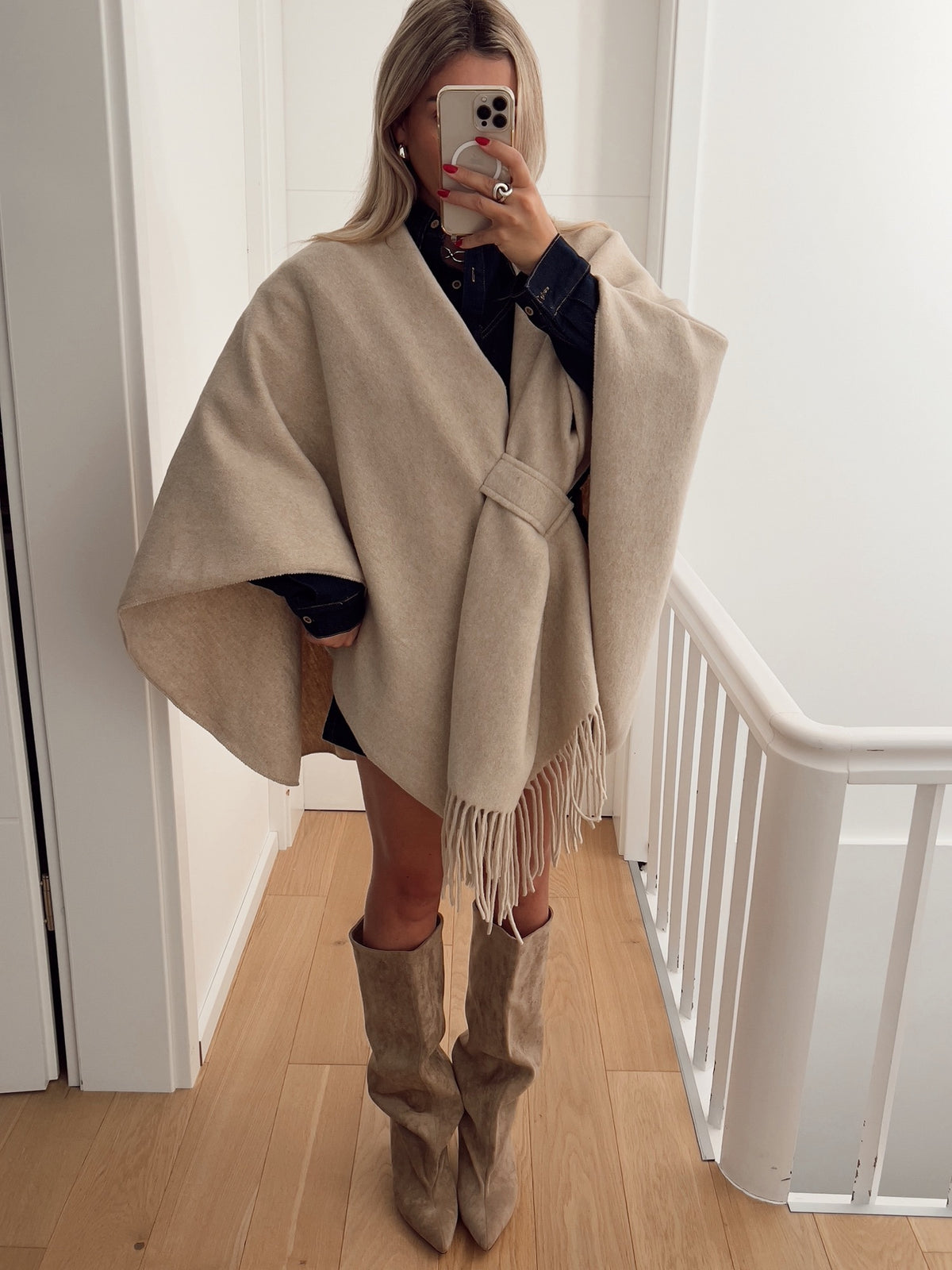 Poncho VIENNE Beige