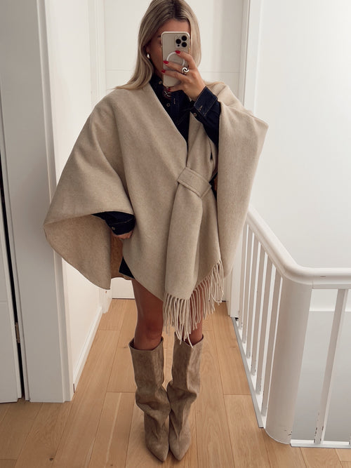 Poncho VIENNE Beige
