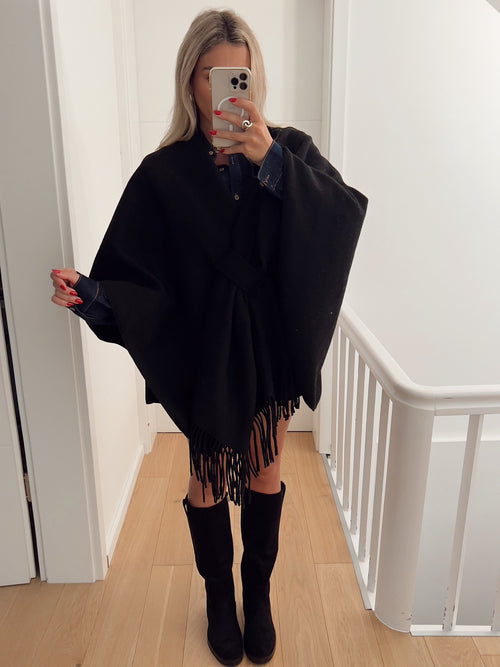 Poncho VIENNE Noir