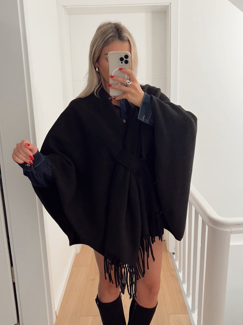 Poncho VIENNE Noir