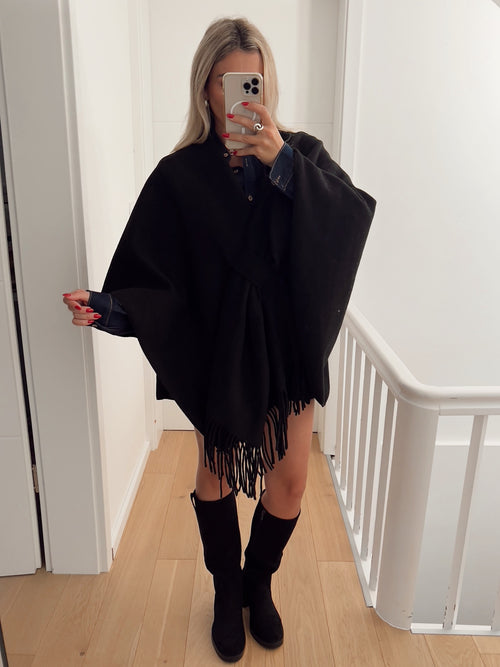 Poncho VIENNE Noir