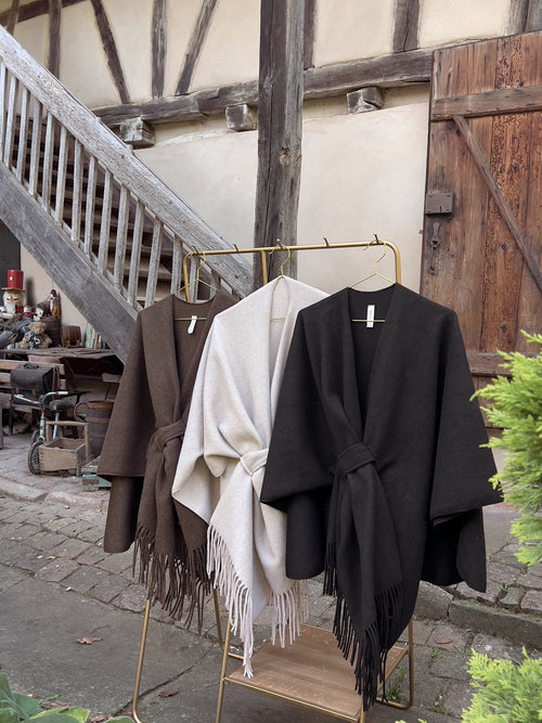 Poncho VIENNE Noir