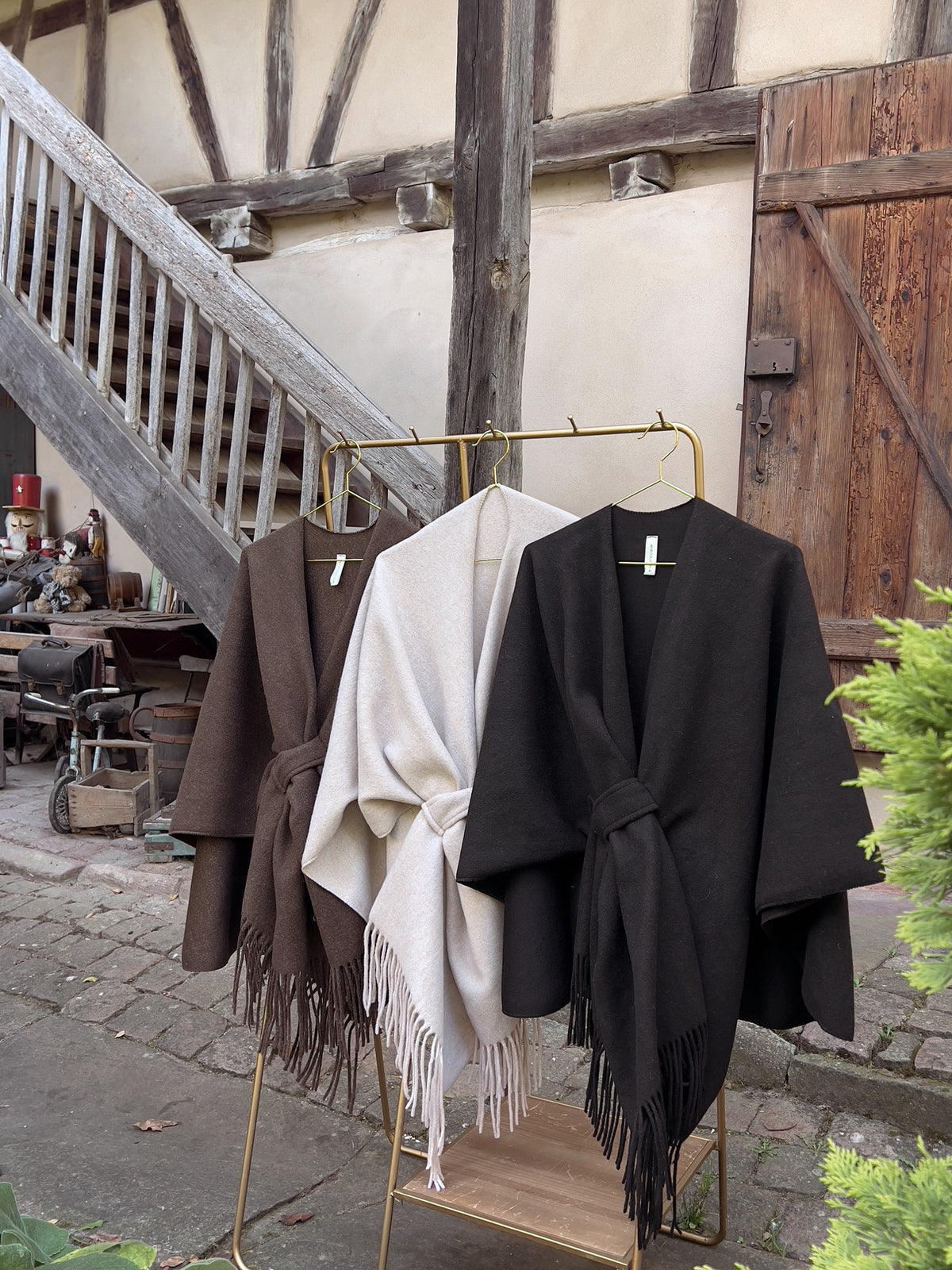 Poncho VIENNE Marron