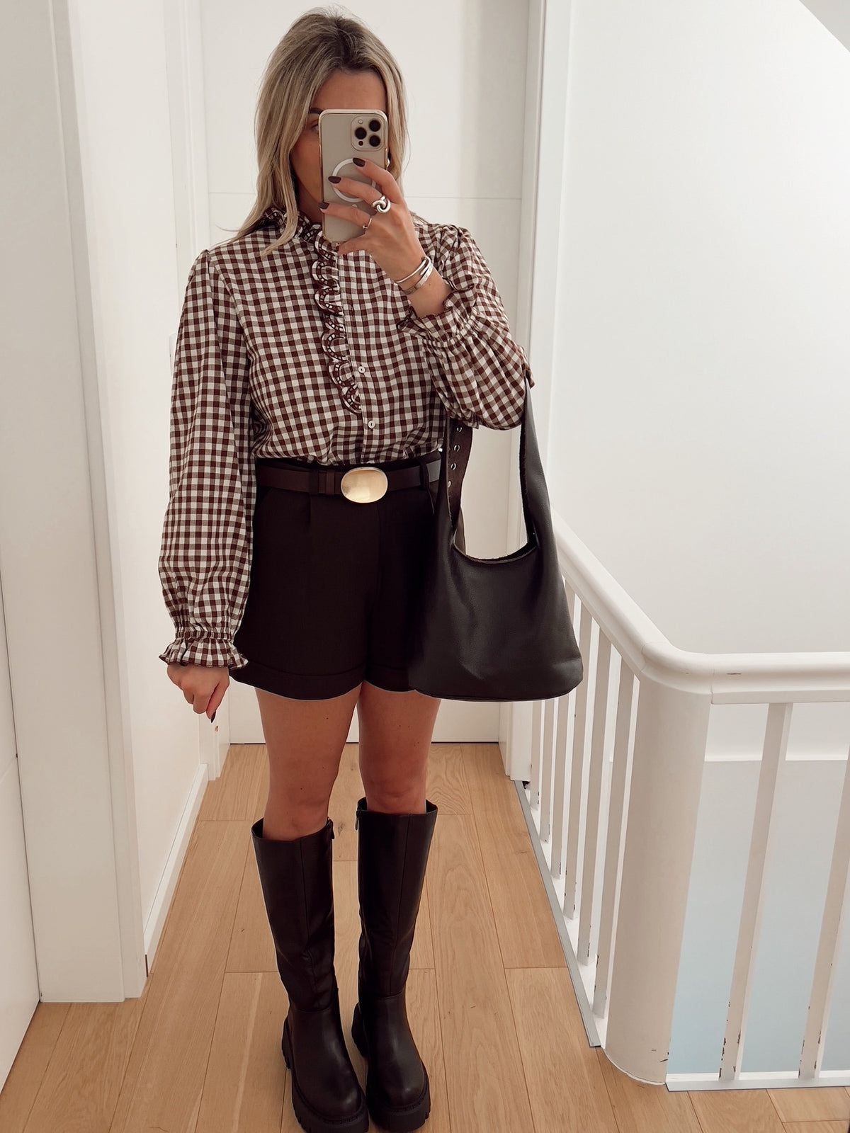 Blouse CLAUDINE Marron