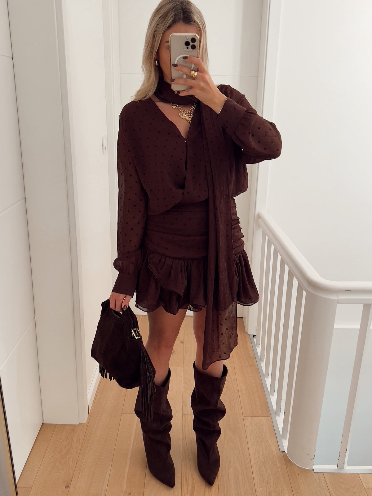 Robe NASTRI Marron