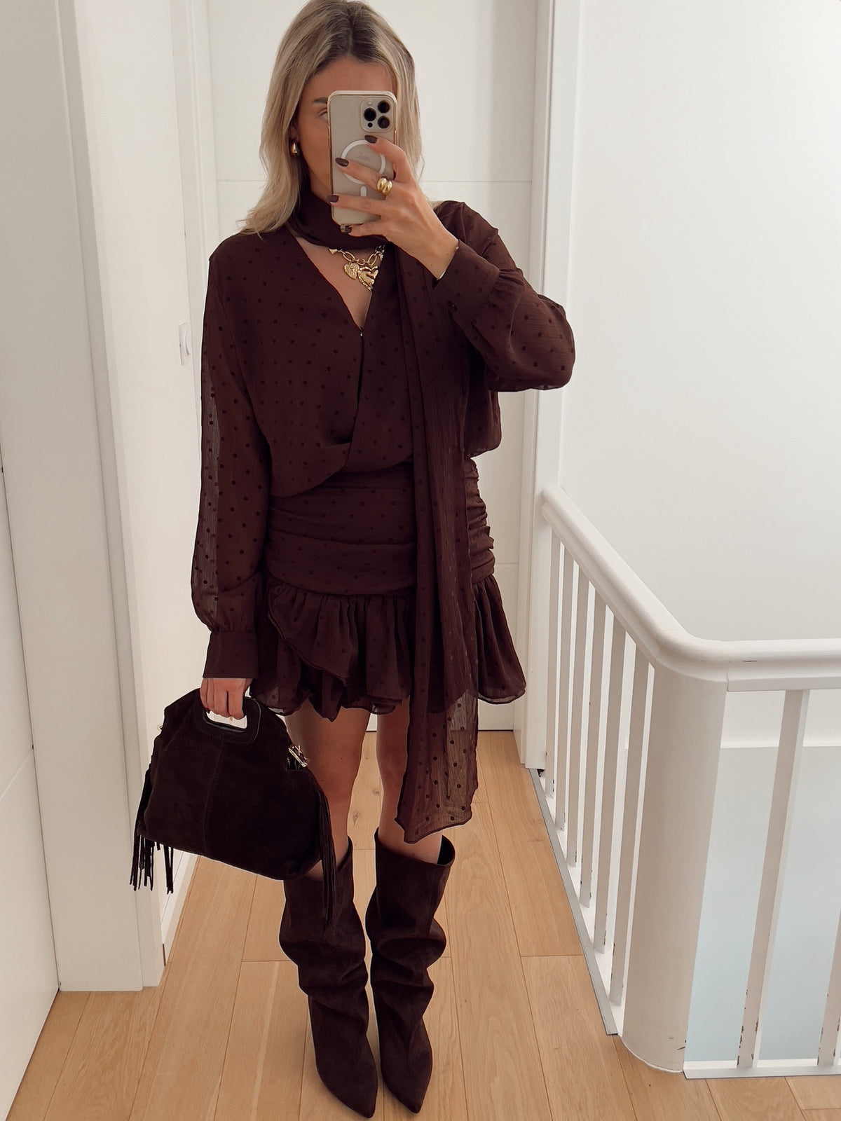 Robe NASTRI Marron