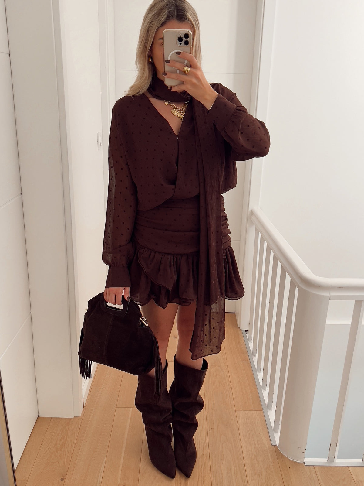 Robe NASTRI Marron