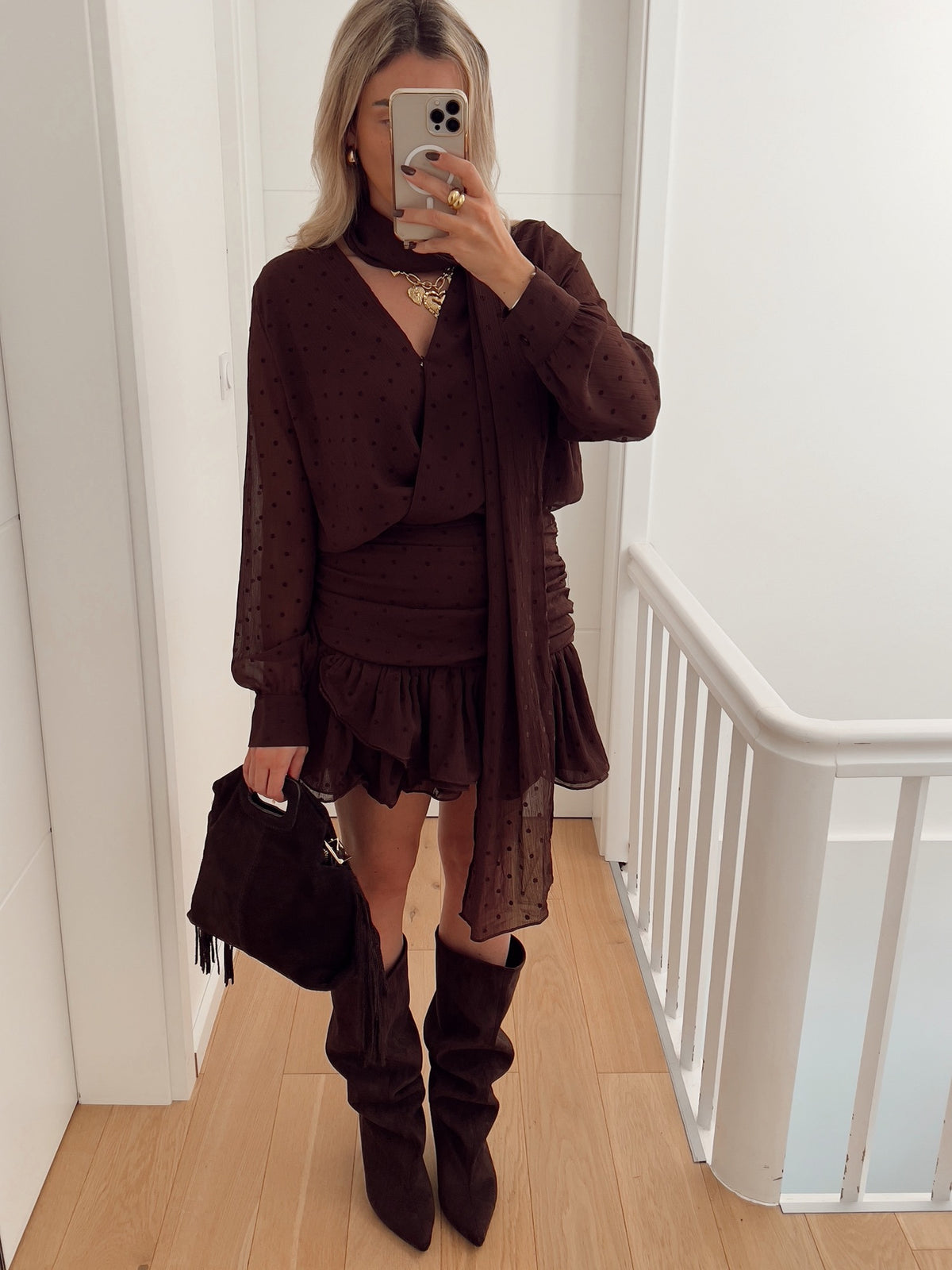 Robe NASTRI Marron