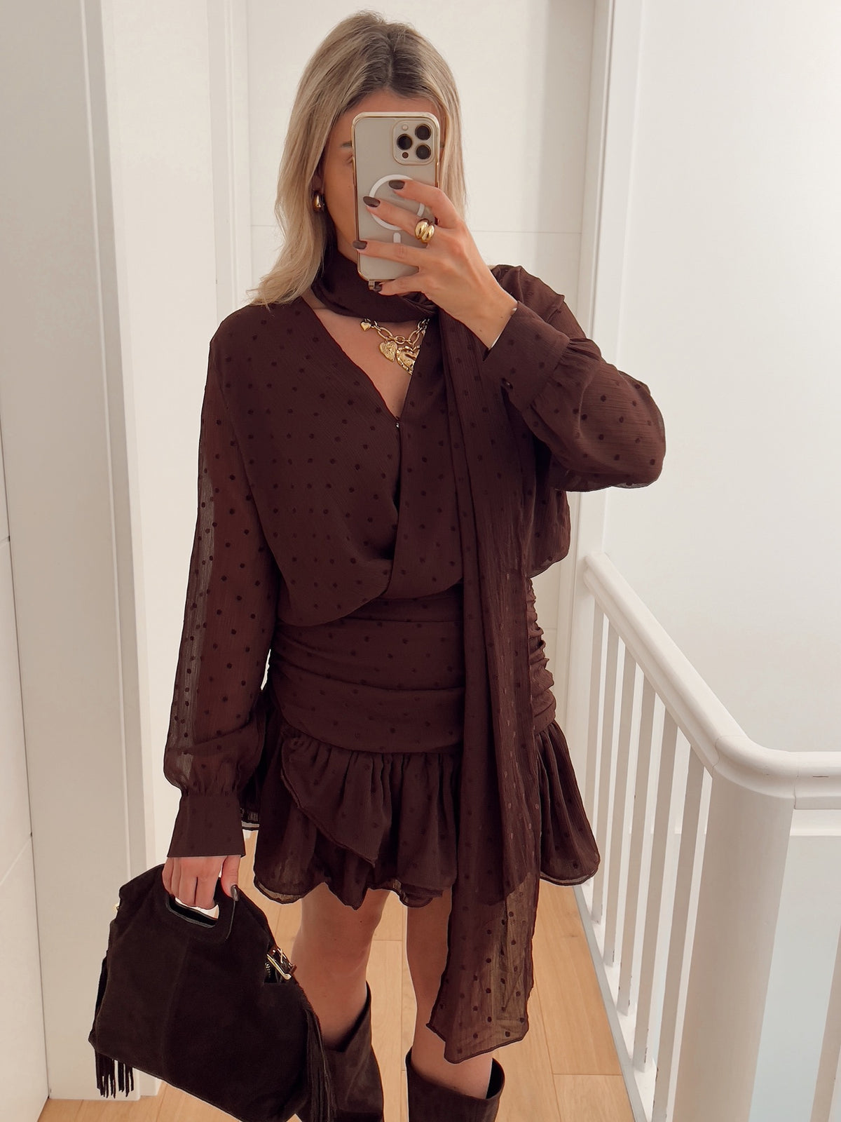 Robe NASTRI Marron