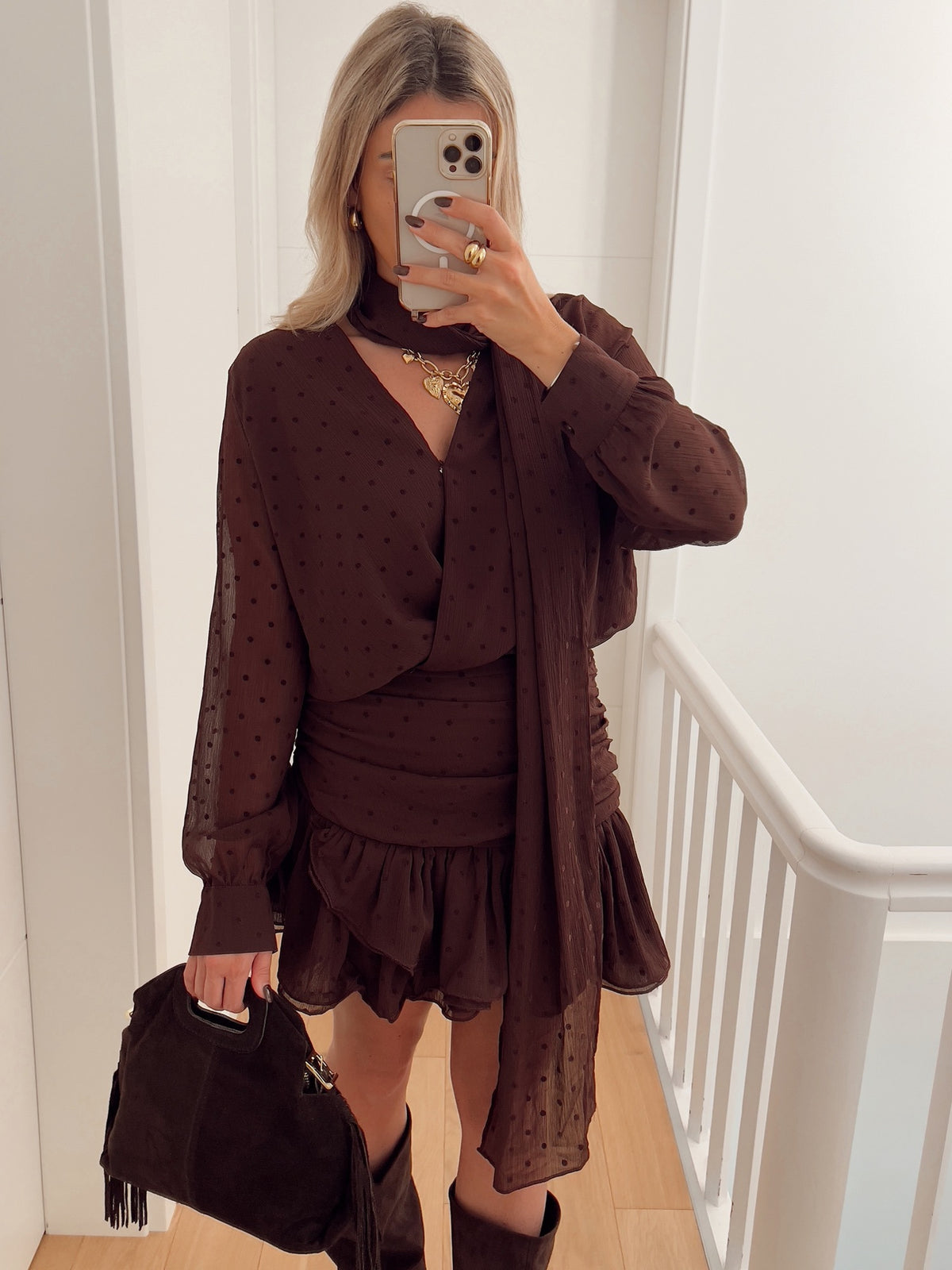 Robe NASTRI Marron