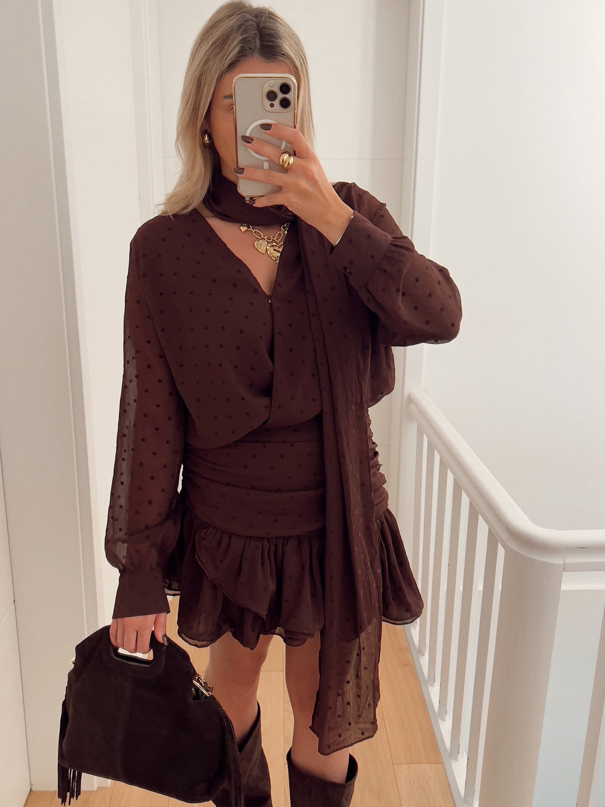 Robe NASTRI Marron