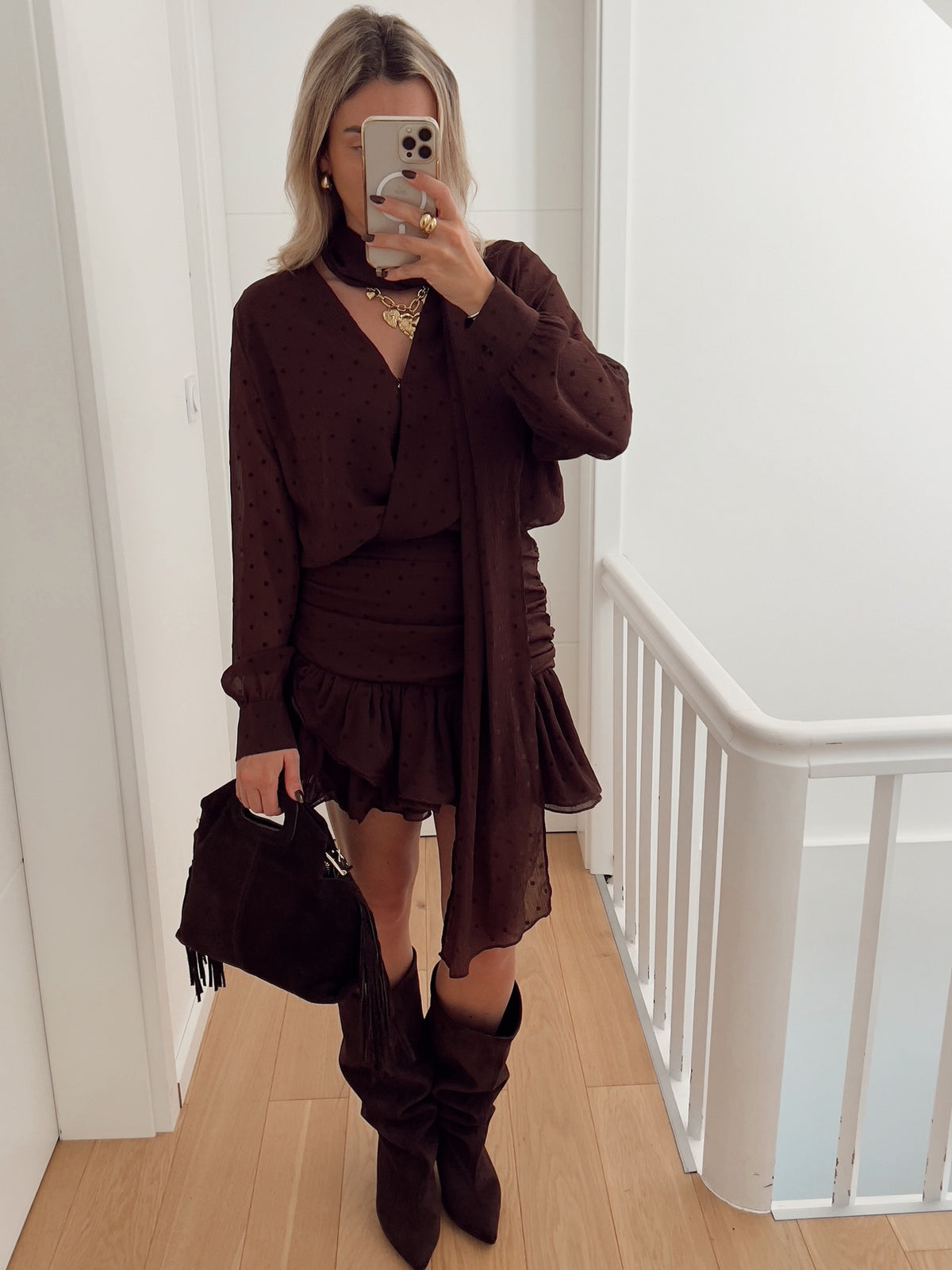 Robe NASTRI Marron