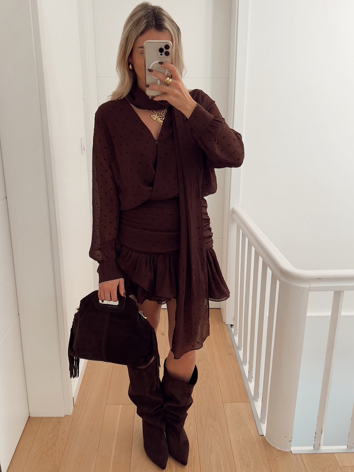 Robe NASTRI Marron