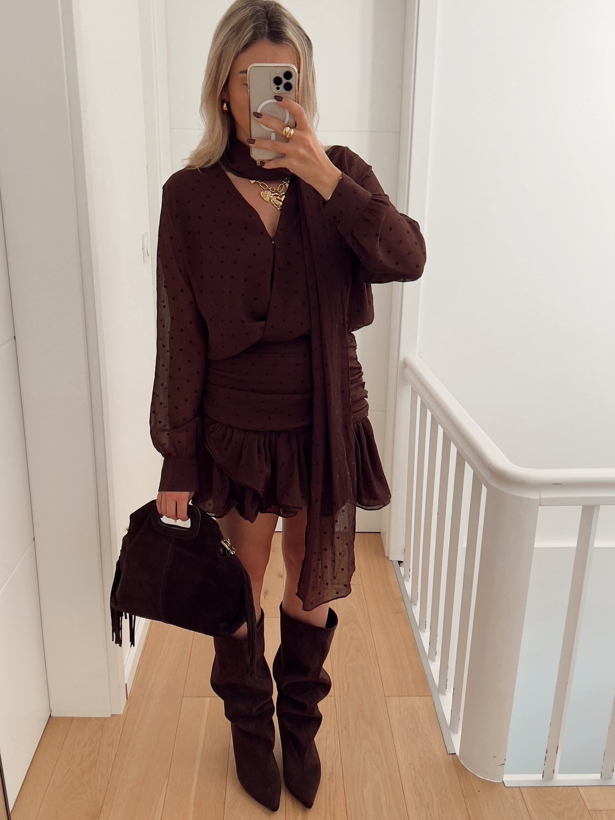 Robe NASTRI Marron