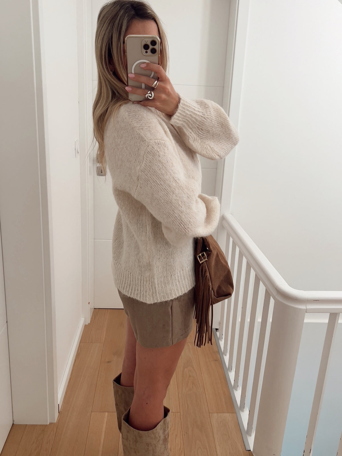 Pull LONDON Blanc