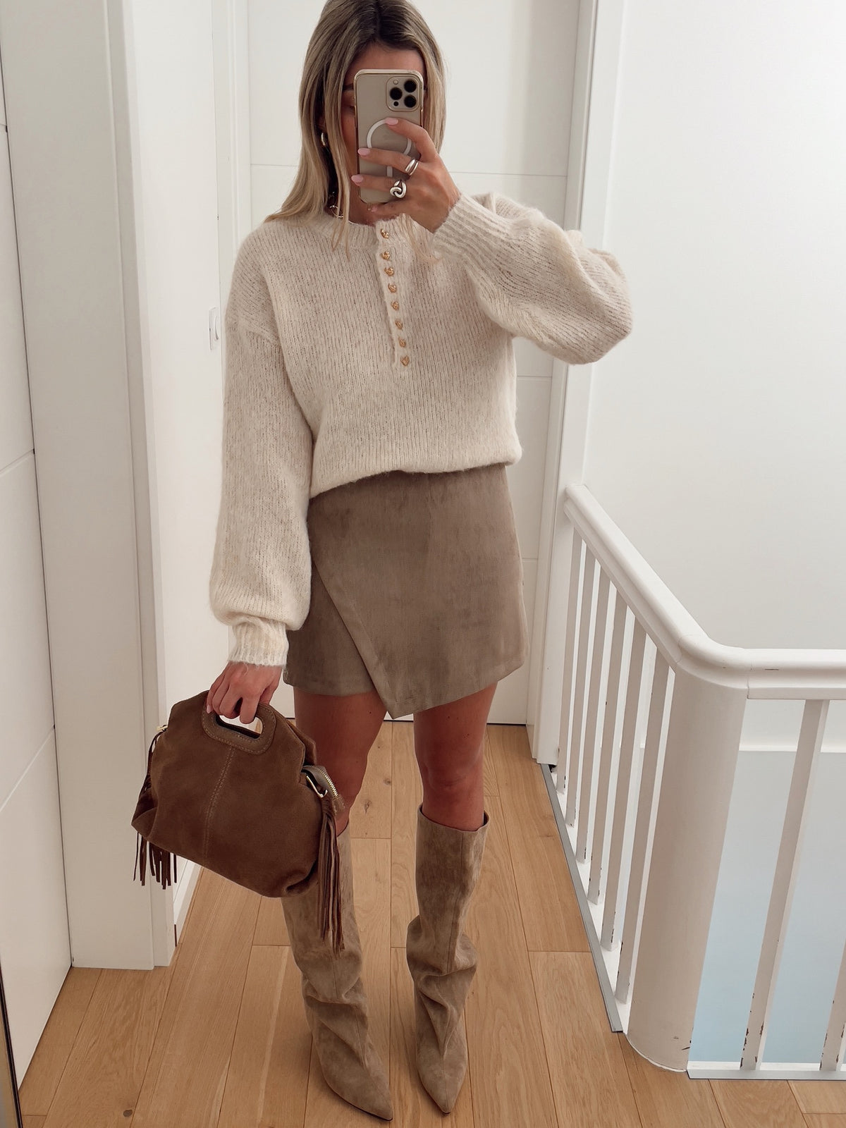 Pull LONDON Blanc