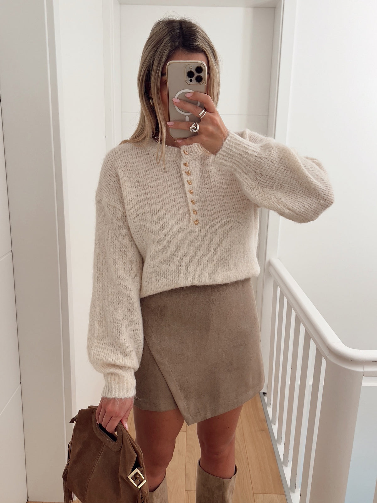 Pull LONDON Blanc