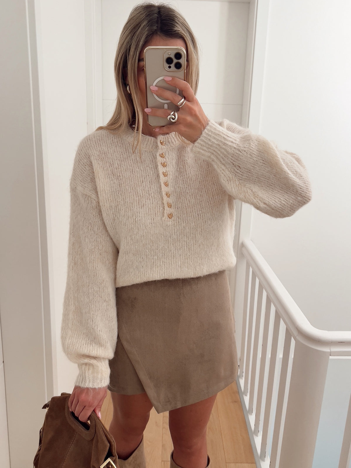 Pull LONDON Blanc
