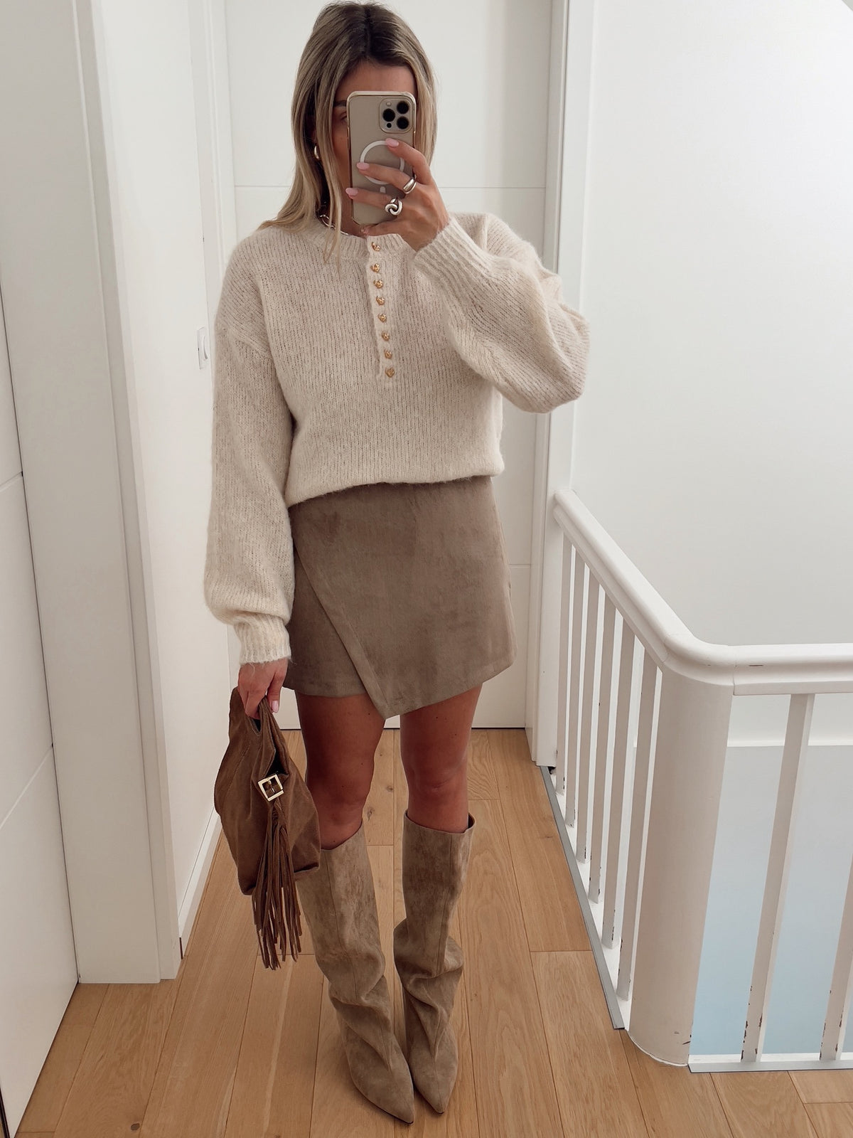 Pull LONDON Blanc